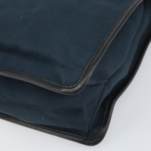 GUCCI Sherry Line Shoulder Bag Canvas Black Gold 90656 Auth hk3366