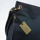 GUCCI Sherry Line Shoulder Bag Canvas Black Gold 90656 Auth hk3366-15
