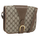 GUCCI GG Supreme Shoulder Bag PVC Beige Gold 93 02 023 Auth hk3368-1