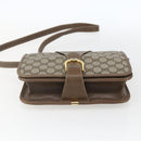 GUCCI GG Supreme Shoulder Bag PVC Beige Gold 93 02 023 Auth hk3368-5