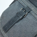 GUCCI GG Canvas Shoulder Bag Black Silver 101654 Auth hk3369-18