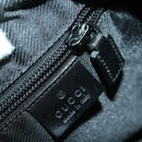 GUCCI GG Canvas Shoulder Bag Black Silver 101654 Auth hk3369-21