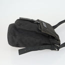 GUCCI GG Canvas Shoulder Bag Black Silver 101654 Auth hk3369-3