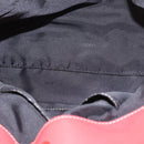 LOEWE Anagram Americana 28 Hand Bag Leather Red Silver Auth hk3375-11