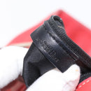 LOEWE Anagram Americana 28 Hand Bag Leather Red Silver Auth hk3375-12