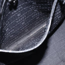 LOEWE Heritage Tote Bag Leather Brown Silver Auth hk3376-22