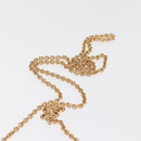 Salvatore Ferragamo Vala Chain Bag Patent leather Black Gold Auth hk3377-8