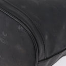 MCM Vicetos Logogram Shoulder Bag PVC Black Gold Auth hk3379-15