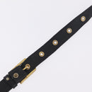 MCM Vicetos Logogram Shoulder Bag PVC Black Gold Auth hk3379-9