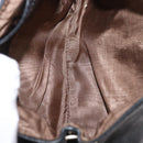 Chloe Lily Shoulder Bag Leather Black Gold Auth hk3380-11