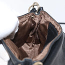 Chloe Lily Shoulder Bag Leather Black Gold Auth hk3380-22