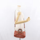 Chloe Etel Hand Bag Leather 2way Brown Gold Auth hk3381-25