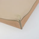 Chloe Kathy Shoulder Bag Leather Beige Gold Auth hk3382-10