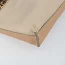 Chloe Kathy Shoulder Bag Leather Beige Gold Auth hk3382-11