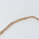 Chloe Kathy Shoulder Bag Leather Beige Gold Auth hk3382-8