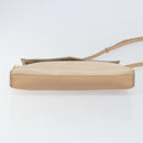 Chloe Kathy Shoulder Bag Leather Beige Gold Auth hk3382-9