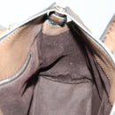 Chloe Edith Hand Bag Leather 2way Brown Silver Auth hk3383-20