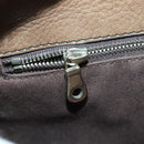 Chloe Edith Hand Bag Leather 2way Brown Silver Auth hk3383-23