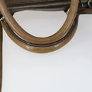 Chloe Edith Hand Bag Leather 2way Brown Silver Auth hk3383-8