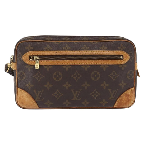 LOUIS VUITTON Monogram Marly Dragonne GM Clutch Bag M51825 LV Auth hk3387