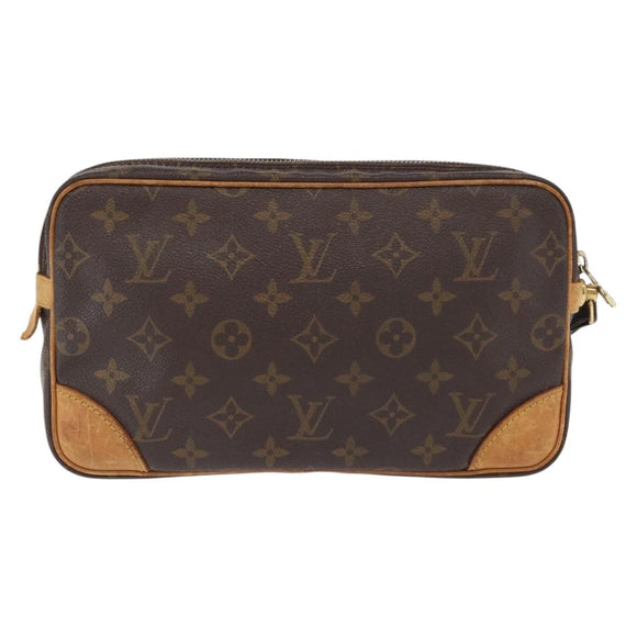 LOUIS VUITTON Monogram Marly Dragonne GM Clutch Bag M51825 LV Auth hk3387
