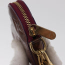 LOUIS VUITTON Vernis Porte Monnaie Coeur Coin Purse Violet M93563 Auth hk3392-8