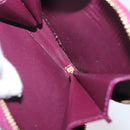 LOUIS VUITTON Vernis Porte Monnaie Coeur Coin Purse Violet M93563 Auth hk3392-9