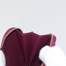 LOUIS VUITTON Vernis Porte Monnaie Coeur Coin Purse Violet M93563 Auth hk3392-20
