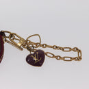 LOUIS VUITTON Vernis Porte Monnaie Coeur Coin Purse Violet M93563 Auth hk3392-7