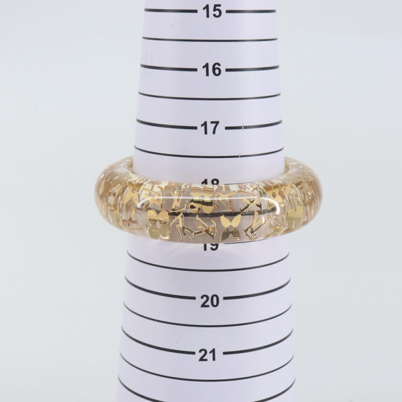 LOUIS VUITTON Brasserie Unclosure GM Armband Kunststof Goud M65865 LV Auth hk3394