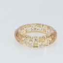 LOUIS VUITTON Brasserie Unclosure GM Bracelet Plastic Gold M65865 LV Auth hk3394-5