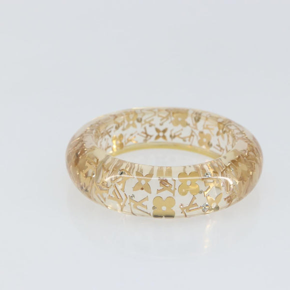 LOUIS VUITTON Brasserie Unclosure GM Bracelet Plastic Gold M65865 LV Auth hk3394