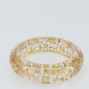 LOUIS VUITTON Brasserie Unclosure GM Armband Kunststof Goud M65865 LV Auth hk3394-6