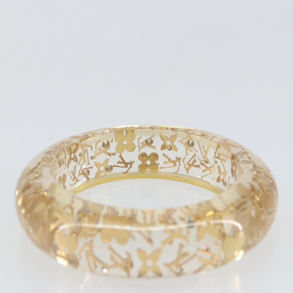 LOUIS VUITTON Brasserie Unclosure GM Bracelet Plastic Gold M65865 LV Auth hk3394