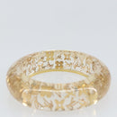 LOUIS VUITTON Brasserie Unclosure GM Armband Kunststof Goud M65865 LV Auth hk3394-7