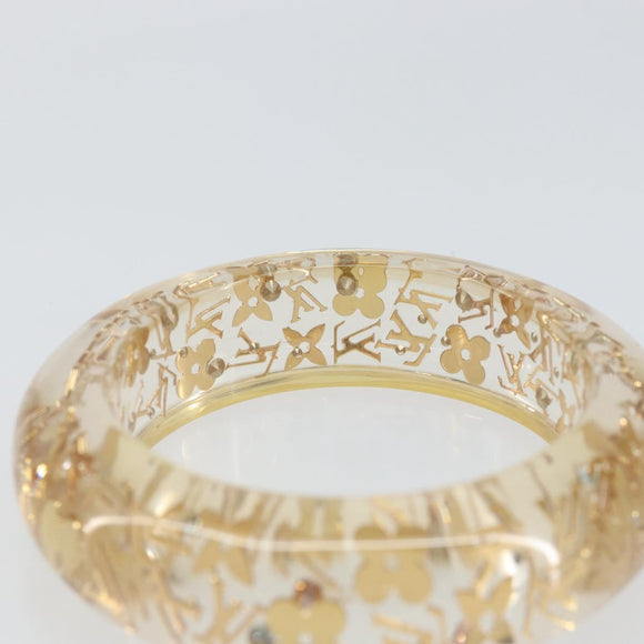 LOUIS VUITTON Brasserie Unclosure GM Bracelet Plastic Gold M65865 LV Auth hk3394
