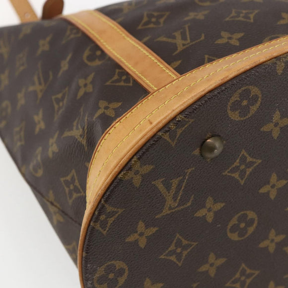 LOUIS VUITTON Monogram Bucket GM Shoulder Bag M42236 LV Auth hk3395