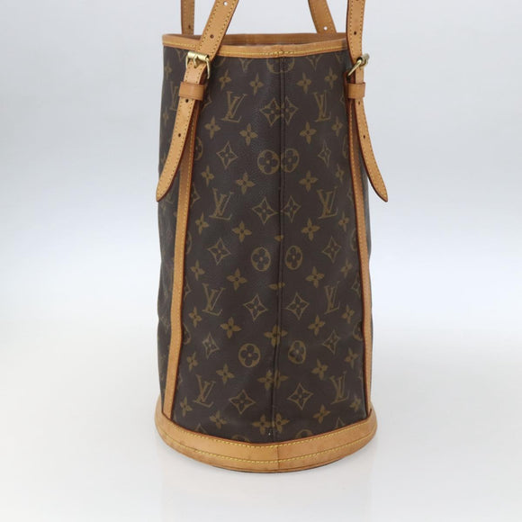 LOUIS VUITTON Monogram Bucket GM Shoulder Bag M42236 LV Auth hk3395
