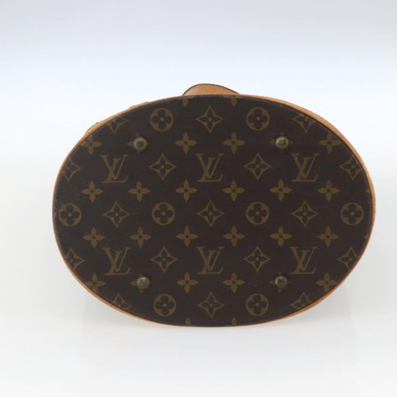 LOUIS VUITTON Monogram Bucket GM Shoulder Bag M42236 LV Auth hk3395
