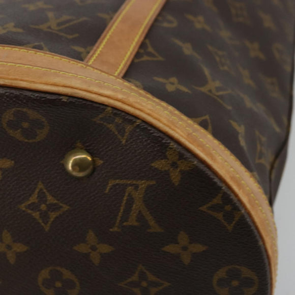 LOUIS VUITTON Monogram Bucket GM Shoulder Bag M42236 LV Auth hk3397