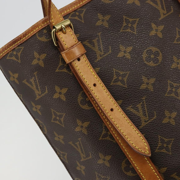 LOUIS VUITTON Monogram Bucket GM Shoulder Bag M42236 LV Auth hk3397