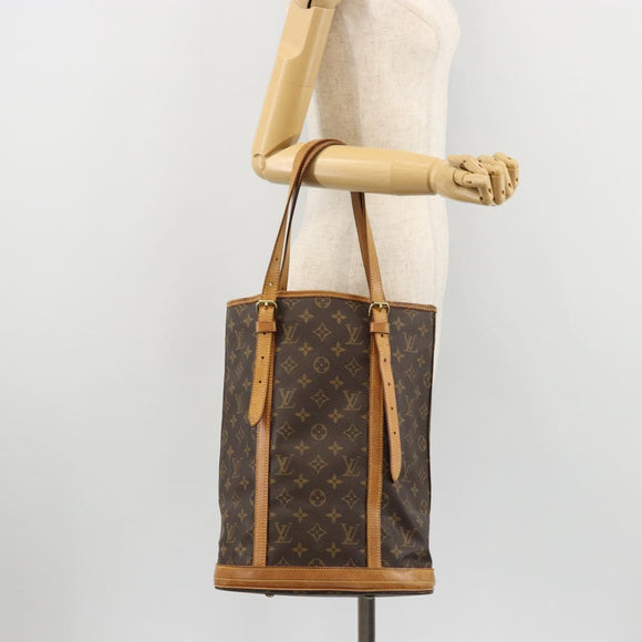 LOUIS VUITTON Monogram Bucket GM Shoulder Bag M42236 LV Auth hk3397