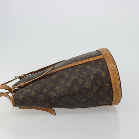 LOUIS VUITTON Monogram Bucket GM Shoulder Bag M42236 LV Auth hk3397
