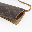 LOUIS VUITTON Monogram Pochette Twin GM Shoulder Bag M51852 LV Auth hk3399-12