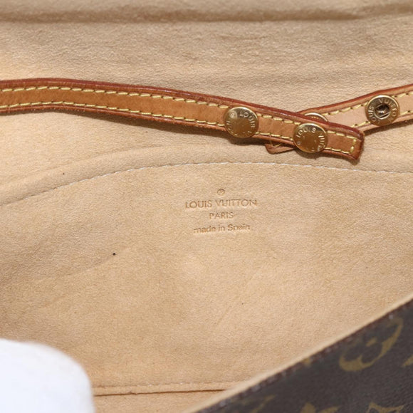 LOUIS VUITTON Monogram Pochette Twin GM Shoulder Bag M51852 LV Auth hk3399