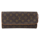 LOUIS VUITTON Monogram Pochette Twin GM Shoulder Bag M51852 LV Auth hk3399-2