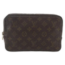 LOUIS VUITTON Monogram Trousse Toilette 23 Clutch Bag M47524 LV Auth hk3401-13