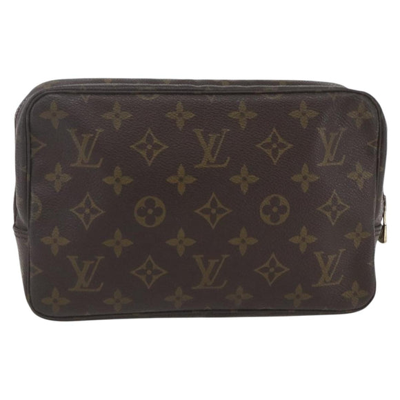 LOUIS VUITTON Monogram Trousse Toilette 23 Clutch Bag M47524 LV Auth hk3401