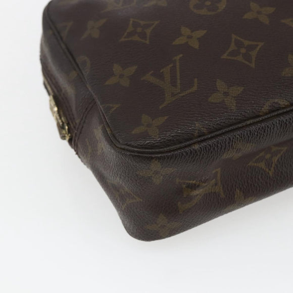LOUIS VUITTON Monogram Trousse Toilette 23 Clutch Bag M47524 LV Auth hk3401