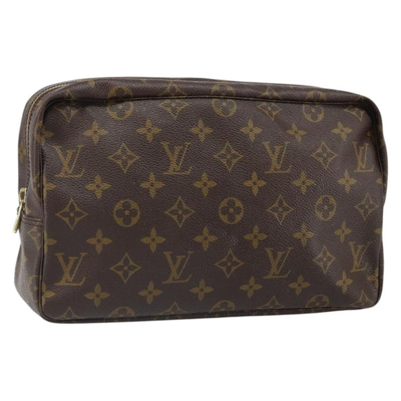 LOUIS VUITTON Monogram Trousse Toilette 28 Clutch Bag M47522 LV Auth hk3402